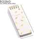 WORLD TRAVELER Eccolo Tall Spiral Memo Pad - 300 Pages, 150 Sheets, Double Spiral Binding, Office Essentials, 3x8.5
