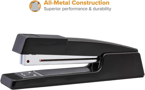 Bostitch Executive Full Strip Stapler, 20-Sheet Capacity, All-Metal Construction, Dual Clinch, 2-Pack