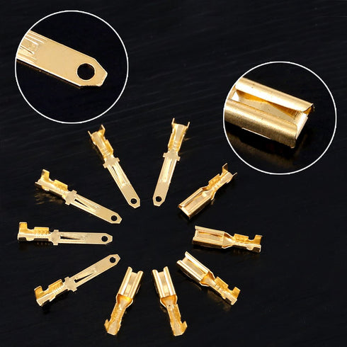Glarks 580Pcs Wire Connectors Housing Terminal, 2.8mm Pitch 2 3 4 6 9 Pin Male & Female Plug Assortment Kit for