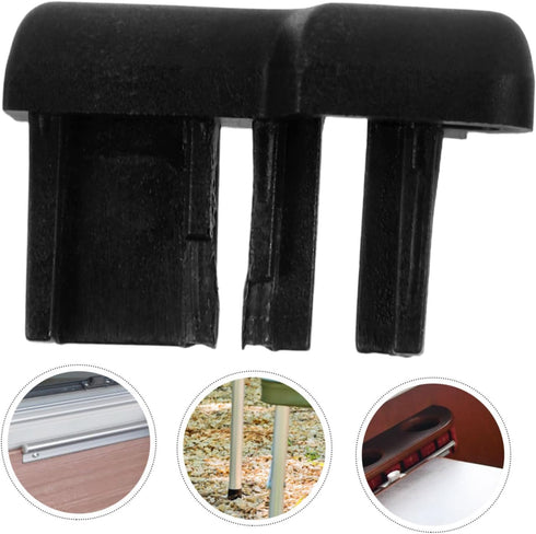 2pcs ULTECHNOVO Table Leg Pads Concealed Design Floor Protectors for Rv Home Use Durable Leg Bumpers for Tables Space