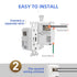 USB C Wall Outlet, 20Amp 6.0A Duplex Tamper-Resistant Receptacle with Type A & C Ports