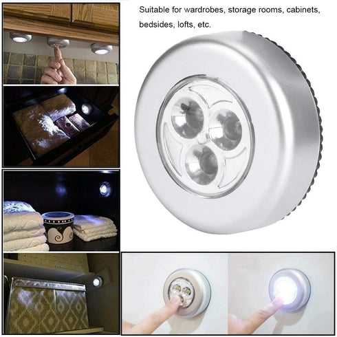 3 Closet, LED Wardrobe Light, Innovative Mini Night Light for Bedroom, and More, Suitable for Wardrobes, Storage Rooms