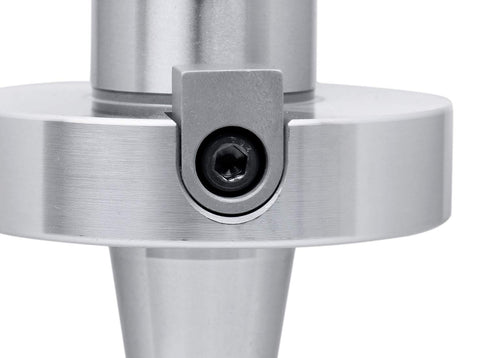 Accusize Industrial Tools R8 Shank Shell Face Mill Arbor Adapter Holder: 1 1/2'', Range: 4''-5'', 7/16''-20, Fg22-8096