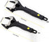 Extra Slim Jaw 6-Inch Adjustable Wrench, Large 1.34-Inch Jaw Opening for Tight Spaces