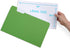 Blue Summit Supplies Green Legal File Folders, 1/3 Cut Tab, Legal Size, 100 Per Box for Easy File Storage