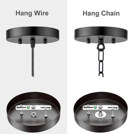 6 inch Qc Ceiling Light Cover Plate, Canopy Kit for Chandelier and Pendant Light, Light Fixture Cover Plate