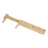 Jeanoko Double Scale Vernier Calipers Brass Sliding Gauge Sliding Pocket Caliper Handy Measuring Tool mm/inch for Measuring Jewelry(80mm)
