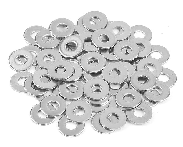 1/4" Stainless Flat Washer, 5/8" Outside Diameter, 18-8(304) Stainless Steel Washers, 100 Pack