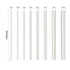 Diameter 2-10mm Aluminum Round Rods Bar for Knife Handle Material, 20PCS for DIY Craft