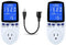 2 Pack Watt Meter Power Meter Plug Home Electricity Usage Monitor with