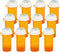 Prescription Reversible Thumb Tab Vials, Medicine Container, Pill Bottle, 20 Dram, 12pcs