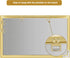 Dry Erase White Board, 8"x 13" Gold Aluminum Frame Magnetic Whiteboard for Wall Office, School, Home