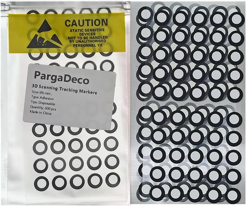 3D Scanning Dots, Tracking Markers for 3D Scanning, High Reflective Dots Compatible with Einscan Creality Revopoint