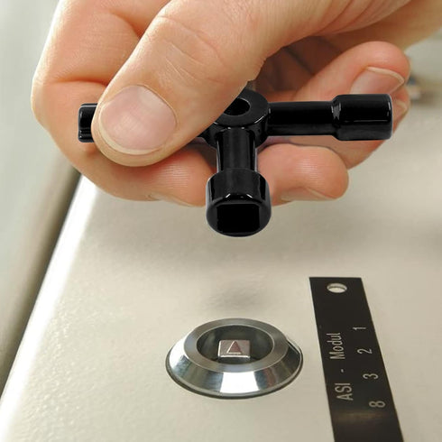 3Pcs 4-Way Multi-Functional Utilities Key, Electric Cabinet Keys for Elevator, Water Meter Valve, and Control Cabinet