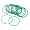 uxcell 42mm OD Fluorine Rubber O-Rings, 39mm ID, 1.5mm Width FKM Seal Gasket for Machinery Plumbing, Green, Pack of 20