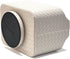 UnionBasic 360 Degree Rotating Desk Organizer, Woven Beige Spinning Caddy for TV Guide, Mail, Media, Remote Holder