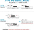 T8 4FT Bulbs, 24W 3200LM 5000K, 4 4Pack JESLED LED Type A+B Light Plug and Play or Ballast Bypass, Foot Flourescent