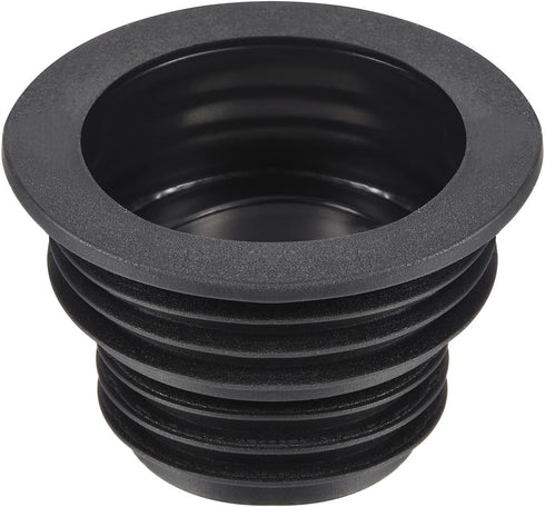 MECCANIXITY Drain Pipe Seal Hose Silicone Plug, Black Sewer Sealing Ring Connector for Kitchen Bathroom