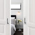 Ravinte 1 Pack Brushed Nickel Sliding Closet Door Handles, Silver Flush Pulls 4.72in Length for Sliding Barn Door