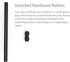 pbd 1", 16 3/4") Extension Pole (Diameter Length Black