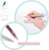 Mluchee 100 Pack Multicolor Pens, 6-in-1 Party Favors, Bulk Fun Pens for Adults and Students