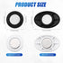Gosknor 10 Pairs Race Bib Magnets, Oval Race Bib Clips Magnetic Race Bib Holders Running Bib Buckles Bib Fasteners Bib