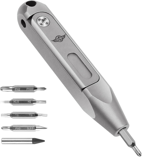 OKNIFE Otacle D1 Titanium Small EDC Multi Bit Pocket Screwdriver, 9 in