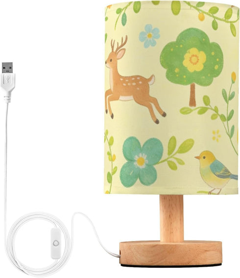 Yuiboo Night Lamp Baby Night Light Modern Whimsical Forests Animals & Trees Lamps