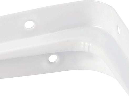 24 Pack 6 8 Inch 144 72 ZOENHOU x White Shelf Brackets, Heavy Duty L Bracket Support with Screws and Expansion Tubes