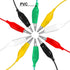 40 PCS Alligator Clips Electrical, 5-Color 21.5inch Test Leads with Alligator Clips for Electrical Testing
