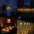 anso Waterproof Solar LED Wall Light for Garden & Pathway - Warm White