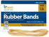 UPG225117B Rubber Bands, Upgrade Office Supply, Size #117B (7" x 1/8"), Natural Crepe, Made in USA (1 Pound Box)