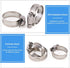 Glarks 20Pcs Adjustable Worm Gear Hose Clamps Assortment Kit, 304 Stainless Steel, 18-32MM Range for Plumbing