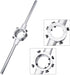 uxcell Die Stock Handle Wrench Holder for Round Die, Metric M12-M14 / 24mm-38mm OD