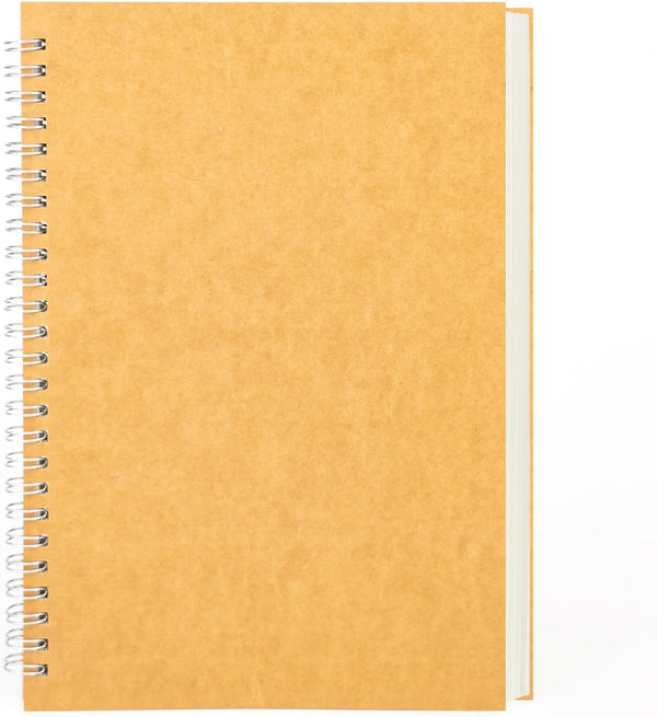 DSTELIN Blank Spiral Notebook: 9 x 6 inches, 1-Pack, Soft Cover, 160 Pages, Sketch Book