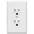 ENERLITES Duplex Outlets and Wall Plates Bundle, Tamper-Resistant Electrical Receptacle, 15A 125V, White