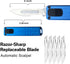 10PCS #23 Caressolove Automatic Utility Knife, Safety Black Box Cutter Retractable, EDC Push Button Knife, Exacto
