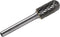 SC-5 Tungsten Carbide Burr, Cylinder Shape with Radius End, Double Cut Rotary Burr File (1/2" Cutter Dia X 1" Cutter