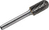 SC-5 Tungsten Carbide Burr, Cylinder Shape with Radius End, Double Cut Rotary Burr File (1/2" Cutter Dia X 1" Cutter