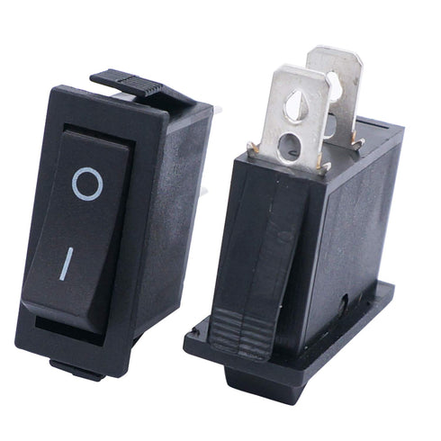 TWTADE 8Pcs Boat Rocker Switch, Latching ON/Off SPST, 2 Pin, 2 Position, Car Auto Boat Toggle Switch