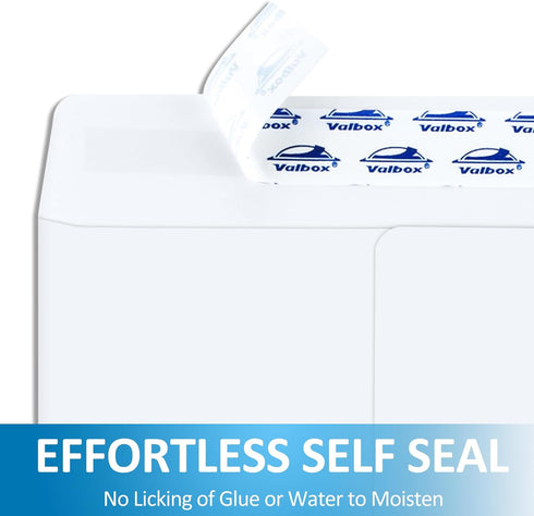 ValBox 9x12 Self Seal Catalog Envelopes, 250 Packs White with Peel and Seal Flap