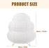 Gadpiparty E14 Cozy Japanese Rice Paper Lantern Lamp - Base Night Light with Us Plug for Bedroom, Living Room, Kids