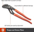 Crescent 10" Tongue & Groove Plier, V-Jaw, Black Oxide - RT410CVN