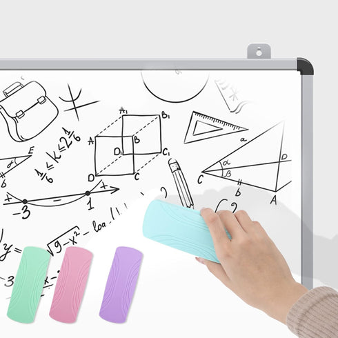 Ddaowanx Whiteboard Eraser - Magnetic Dry Erase Eraser for School and Office Supplies (4 Pack/4 Colors)