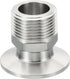 PATIKIL 1.5 Inch TC Tri Clamps Adaptor, Tri-Clover Fittings to NPT 1"