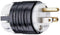 Legrand Pass & Seymour PS5266XCCV4 15 Amp 125V Specification Grade Plug, NEMA 5-15P, Black/White (1 Count)