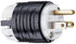 Legrand Pass & Seymour PS5266XCCV4 15 Amp 125V Specification Grade Plug, NEMA 5-15P, Black/White (1 Count)