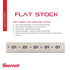 Small Parts-54001 O1 Tool Steel Sheet, 1/8" Thickness, 3/4" Width, 18" Length