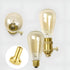 Aeaocvo 4 Pack Gold Lamp Switch Replacement, Lamp Turn On/Off Switch Knobs Replacement, Standard Size Twist Switches