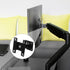 NUOBESTY 360-degree 14-27 Inch Universal Rotatable Monitor Mount Stand Metal Shaft for LCD Screens, Wall Mount Bracket